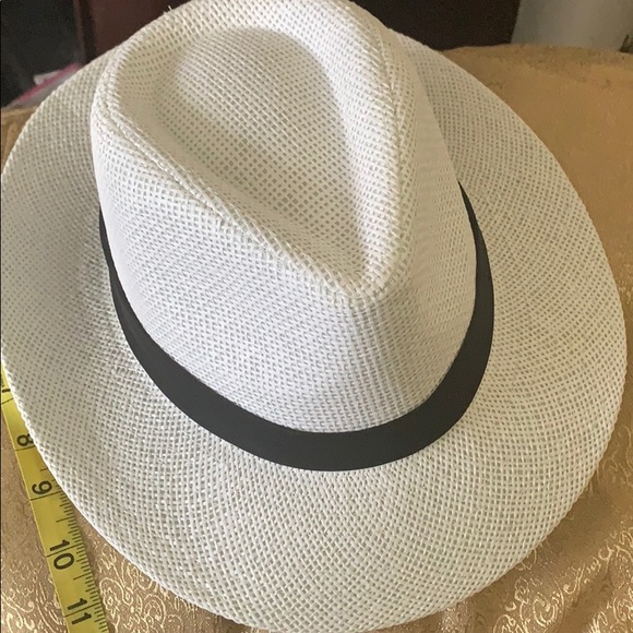FIRM! Men’s White Panama Straw Hat - Picture 2 of 5